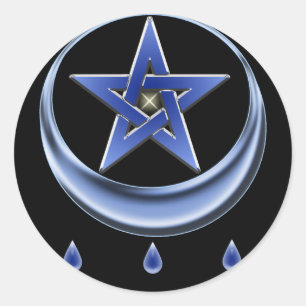 Blessing Symbol & Pentagram Sticker