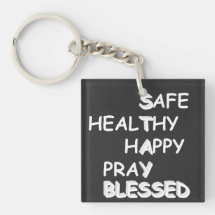 Blessings Acrylic Key Ring