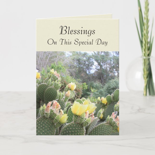 Blessings Adult Baptism Card (Front)