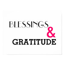Blessings and Gratitude Poster