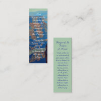 Blessings and Prayers Book Mark Prayer Card