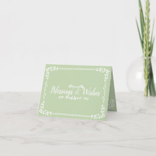 Blessings and Wishes Card