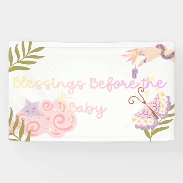 Blessings before the baby banner (Horizontal)