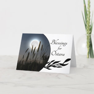 Blessings for Ostara Spring Vernal Equinox Card