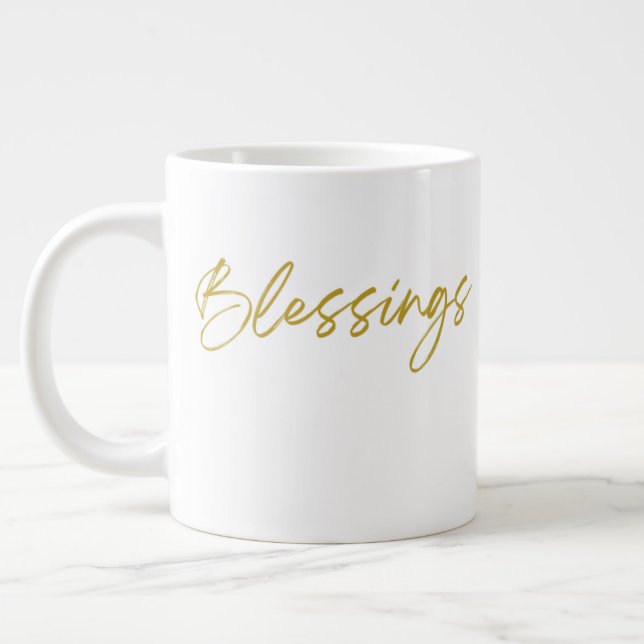 Blessings Jumbo 20oz Mug (Left)