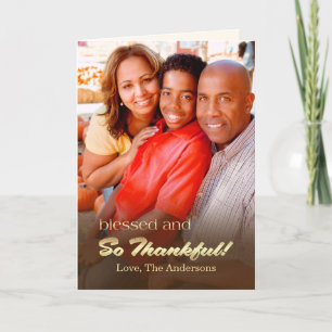 Blessings of the Season. Thanksgiving Photo Cards