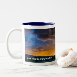 Blessings of the Storm Two-Tone Coffee Mug