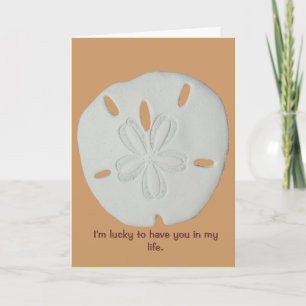 Blessings of True Friends Sand Dollar Card