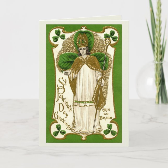 Blessings on St Patrick's Day - Card (Front)