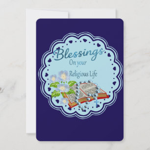 Blessings on your Religious life. Holiday Card