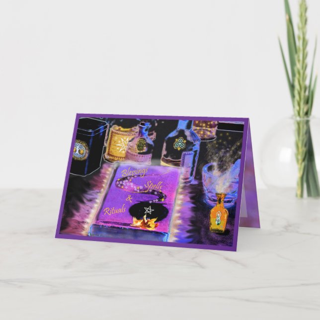 Blessings, Spells, & Rituals- w/o message Card (Front)