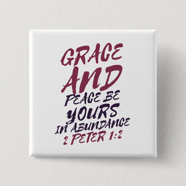 Blessings Square Button (Front)