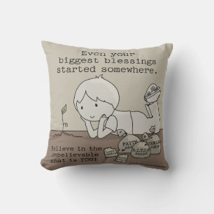 Blessings Started Somewhere Cushion