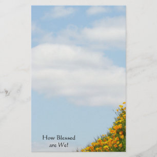 Blessings Stationery How Blessed are We! Blue Sky