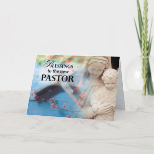 Blessings to New Pastor on Ordination Mary & Jesus Card