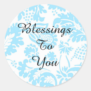 Blessings To You Vintage Sticker