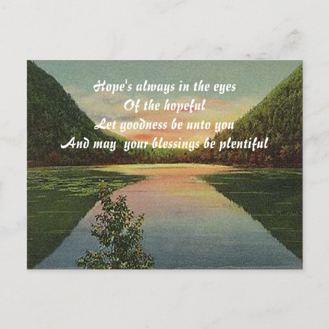 Blesssings postacards postcard (Front)