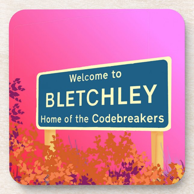 Bletchley Codebreakers Coaster (Front)