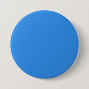 Bleu de France (solid colour) 7.5 Cm Round Badge