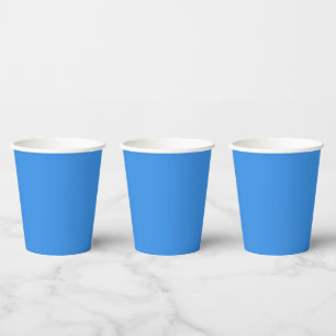 Bleu de France (solid colour) Paper Cups