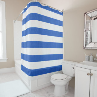 Bleu de Nice Shower Curtain