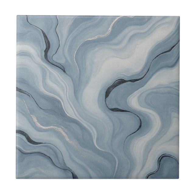Bleu de Savoie Serenity – Artistic Edition Tile (Front)