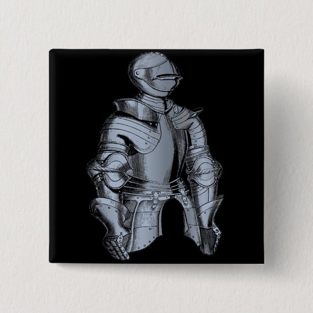 Bleu Knight Button (Front)