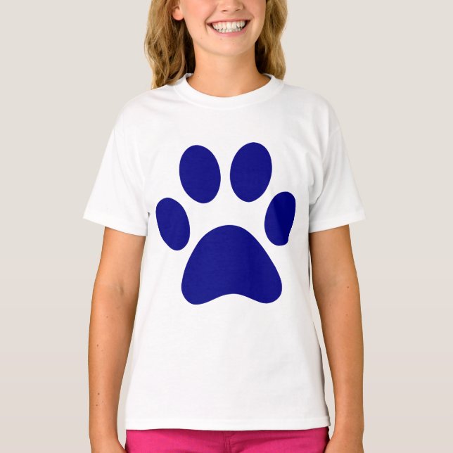 bleu print animals T-Shirt Trucker Hat (Front)