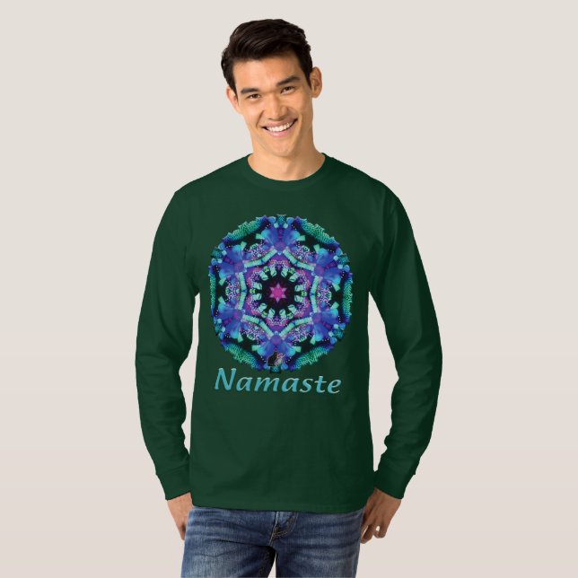 Bleus Namaste Kaleidoscope T-Shirt (Front Full)