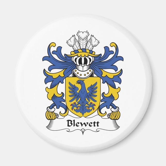 Blewett Family Crest Magnet (Front)