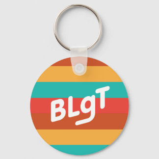 BLgT Stripe Flag Key Ring