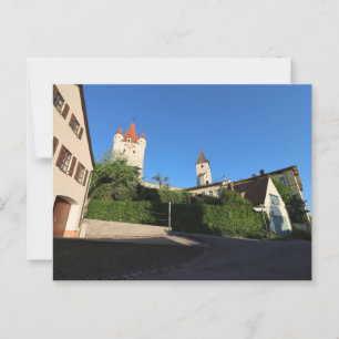 BLICK AUF HAAGER SCHLOSS VON MARIA WARD STRASSE POSTCARD