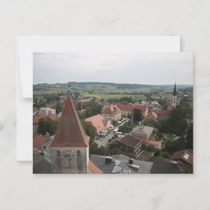 BLICK VON SCHLOSSTURM AUF HAAGER MARKTPLATZ POSTCARD