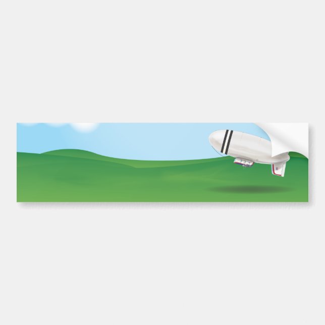 Blimp Bumper Sticker (Front)