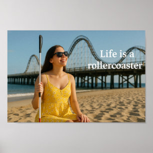 Blind Awareness Summer Poster Life is ...