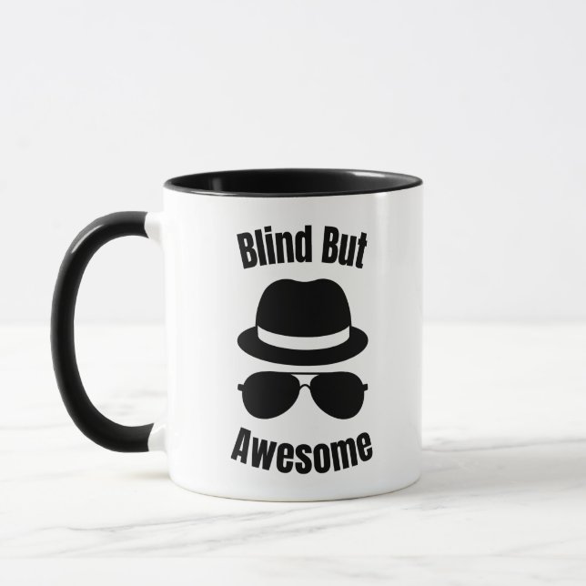 Blind But Awesome Mug (Left)