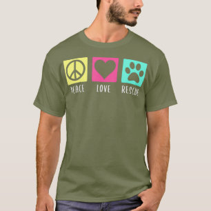 Blind Dog Rescue Alliance PA - Peace Love Rescue T-Shirt