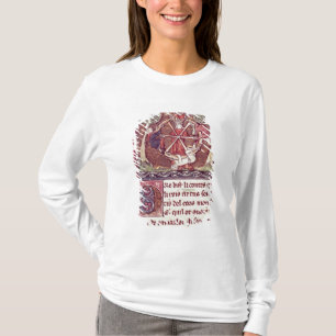 Blind goddess Fortune with King Arthur T-Shirt