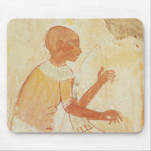 Blind Harpist Singing, from the Tomb of Nakht Mouse Pad