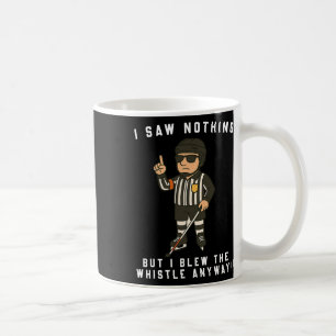 Blind Ice Hockey Referee – Funny Cartoon Sport Coffee Mug