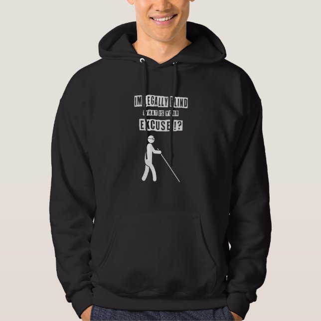 Blind People Person  3 December 2022 International Hoodie (Front)