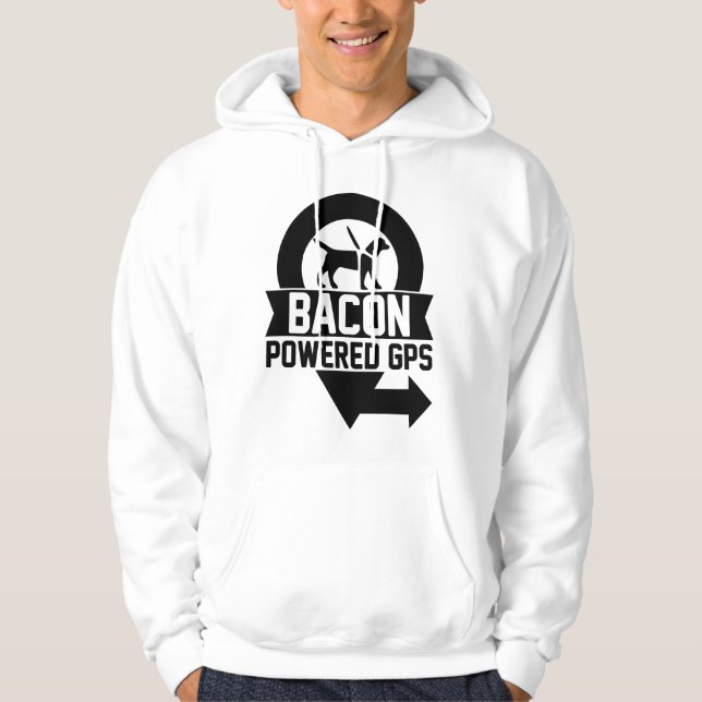 Blind Person Gift Funny Blindness Visually Hoodie (Front)