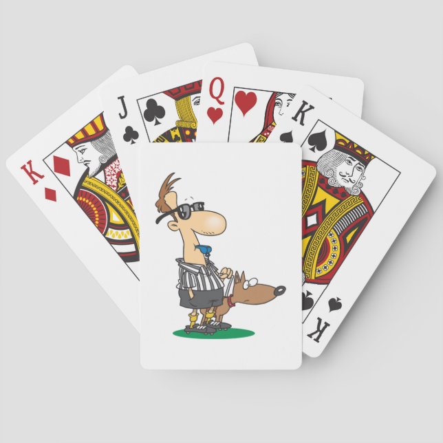 Blind Referee Playing Cards (Back)