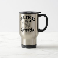 Blind Squirrel Travel Mug (Transparent Background)