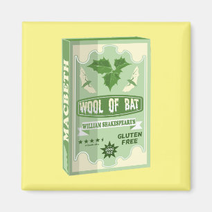 Blind worms sting Shakespeare Macbeth Magnet