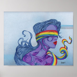 Blinded by Hope Poster Print