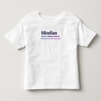 Blindian toddler shirt