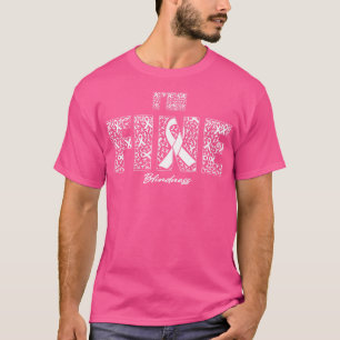 Blindness Awareness Fine Ribbons In This Family We T-Shirt