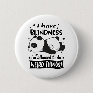 Blindness Awareness Month Ribbon Gifts 6 Cm Round Badge