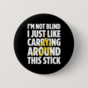 Blindness For Blind People Blind Person Braille Re 6 Cm Round Badge